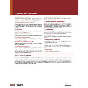 Descriptions des options des systèmes centraux EMEX